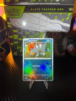 Pokemon TCG (Pokeball) Reverse Holo Houndour 62/131 Prismatic Evolutions - Image 1