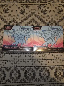 Pokemon TCG Chaos Rising Pokemon Center ETB Lot of 2 New Factory Sealed - Image 1