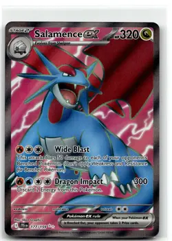 Salamence ex 177/159 Ultra Rare Journey Together Pokemon NM b5 - Image 1
