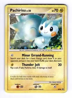 Pachirisu - DP04 Diamond and Pearl Promos #DP4 (2007) Promo Holo LP Pokemon - Image 1