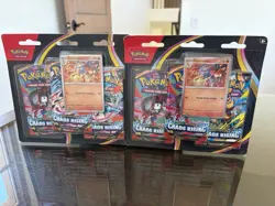 LOT of 2 - Pokemon TCG Chaos Rising 3 Pack Blister - In Hand Free Ship! - Image 1