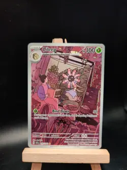 Lileep 145/142 Pokemon TCG Stellar Crown Illustration Rare Full Art Holo Card - Image 1