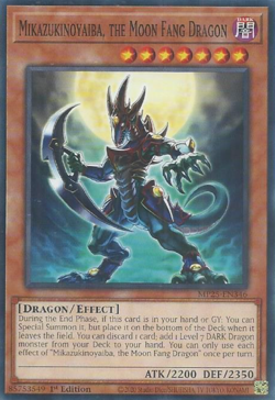 Yugioh - Mikazukinoyaiba, the Moon Fang Dragon - MP25-EN346 - Common - NM/M - Image 1
