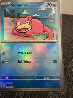 Pokemon TCG Slowpoke Masterball Reverse Holo Card 018/131 Prismatic Evolutions - Image 2