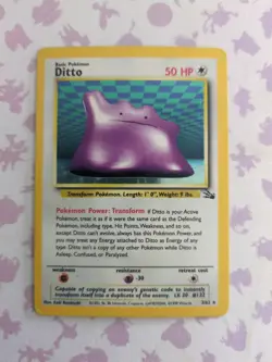Pokemon TCG Fossil - Ditto (3/62) - HP - Image 1