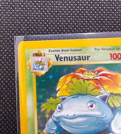 1999 POKEMON BASE SET UNLIMITED #15 VENUSAUR-HOLO NM - Image 5