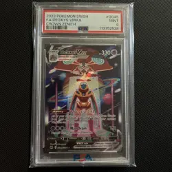Pokemon Crown Zenith Deoxys VMAX Full Art #GG45 PSA 9 Gem Mint Ultra Rare - Image 1