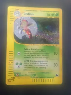 Pokemon Ledian Skyridge Holo Rare #H14 Mp Swirl 🍥 - Image 1
