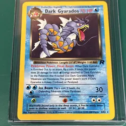 Pokemon TCG Dark Gyarados Team Rocket Holo Rare 8/82 70HP English Unlimited - Image 1