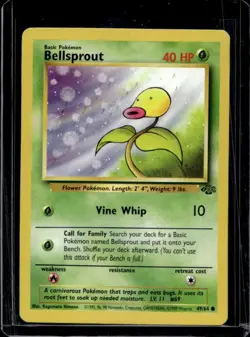 1999 Pokemon Jungle Bellsprout #49/64 - Image 1