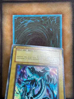 Yugioh Blue-Eyes White Dragon BPT-003 Secret Rare REVERSE FOIL ERROR MP (#1) - Image 5