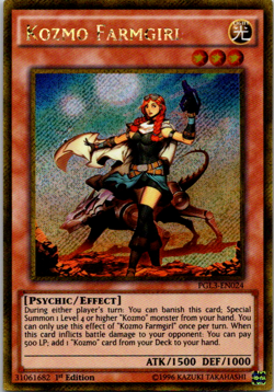 Kozmo Farmgirl - PGL3-EN024 - Gold Secret Rare - Yugioh - Image 1
