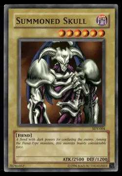 Summoned Skull SDY-004 Common / Short Print Starter Deck: Yugi Yu-Gi-Oh LP - Image 1