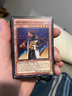 YUGIOH! 1-GRAVEKEEPER'S WATCHER-COMMON-1ST EDITION-LCYW-EN186 - Image 1