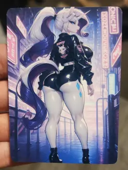 Girl # 330 Oppai Goddess Story Full Art Glossy Anime Trading Card Waifu TCG ACG - Image 1