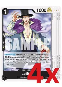 4x Laffitte (Reprint) R OP09-095 NM - One Piece TCG - Image 1
