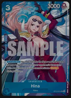 Hina One Piece TCG OP12-051 Premium Best Selection Vol. 5 English Alt Promo - Image 1