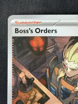 Boss's Orders 265/193 Paldea Evolved Pokemon Card Full Art Trainer Ultra Rare NM - Image 2