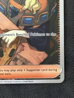 Boss's Orders 265/193 Paldea Evolved Pokemon Card Full Art Trainer Ultra Rare NM - Image 4