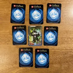 ❄Lot of 12 Lego Chima Cards Card Game (5 in Sealed Pack) TCG CCG Lennox See Pix - Image 2