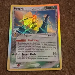 Beedrill Rare Holo Pokemon Card - Delta Species 1/113 Lightly Played LP - Image 1