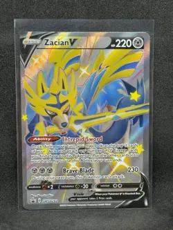 Pokemon Zacian V (Shiny) - Promo SWSH: Sword & Shield Promo Cards SWSH292 NM - Image 1