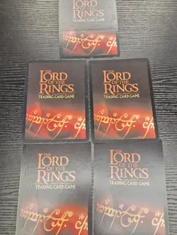 Decipher Lord of the Rings TCG Oversize Card Lot of 5 LP-MP - Image 2