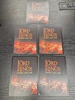 Decipher Lord of the Rings TCG Oversize Card Lot of 5 LP-MP - Image 3