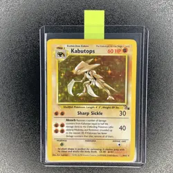 🔥 Kabutops 9/62 🔥 Original Holo Rare Fossil Set Pokemon Card WOTC 1999 - Image 1
