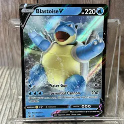 Blastoise V SWSH101 Black Star Promo Pokemon Sword & Shield Ultra Rare NM/M Card - Image 1