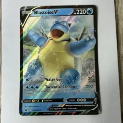 Blastoise V SWSH101 Black Star Promo Pokemon Sword & Shield Ultra Rare NM/M Card - Image 3