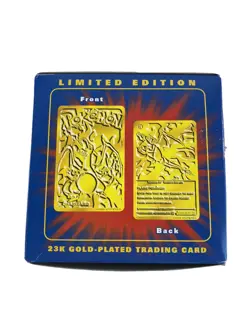G1N Pokemon Burger King Limited Edition 23K GoldPlated Charizard Trading Card - Image 3