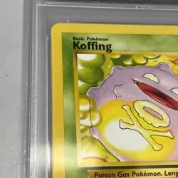 1999 Pokemon Card Game PSA Graded #51 KOFFING GEM MT 10 - Image 5