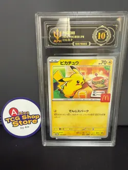 APH10 Pikachu Promo Mcdonald's 020/M-P Pokemon Card Japanese 2025 - Image 1