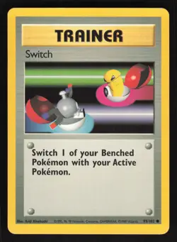Pokemon Base Set 95/102 Switch Card TCCCX - Image 1