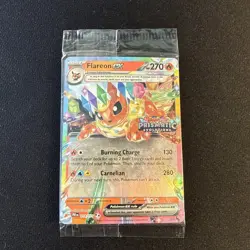 Flareon ex Stamped #14 – Prismatic Evolutions – Sealed Pokemon Promo - Image 1