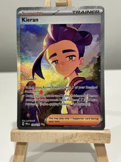 Kieran 174/131 Pokemon Prismatic Evolutions Special Illustration Rare NM - Image 1