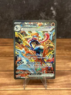 Pokemon Greninja ex SIR Twilight Masquerade 214/167 NM+ - Image 1