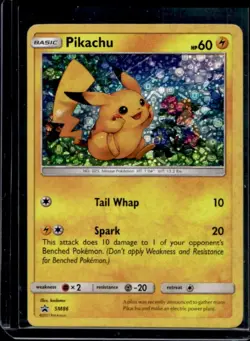 2017 Pokemon Black Star Pikachu General Mills Holo Promo #SM86 - Image 1