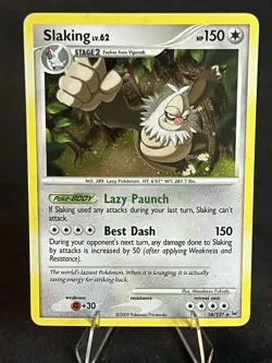 Slaking - Pokemon TCG Platinum 16/127 - Holo Rare - MP Condition - Image 1