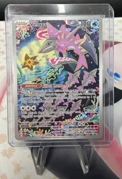 Pokemon Scarlet & Violet Paradox Rift Veluza 192/182 Illustration Rare - Image 1
