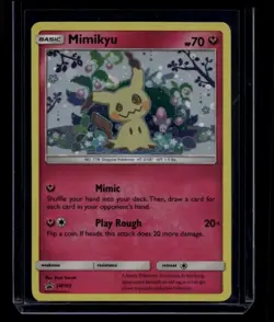 Pokemon TCG Mimikyu SM163 Sun & Moon Promo Holo NM - Image 1