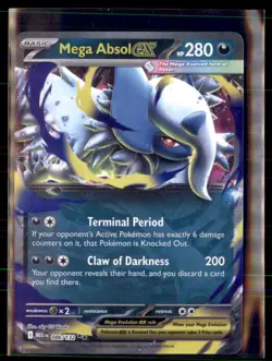 Pokemon Mega Absol Ex 180/132 MEG: Mega Evolution - Image 1