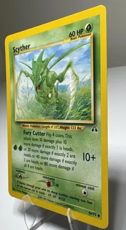 Scyther 46/75 Neo Discovery Pokemon Near Mint - Image 5