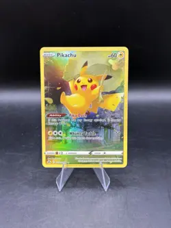 Pokemon TCG Pikachu GG30/GG70 Holo Crown Zenith Galarian Gallery - Image 1