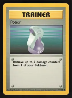 Pokemon Base Set #94/102 Potion Card TCCCX A - Image 1