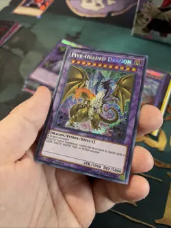Five-Headed Dragon BLHR-EN000 (Alternate Art) Secret Rare LP 1st Edition - Image 1