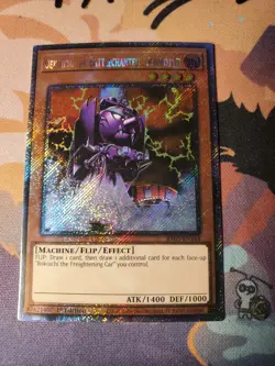Yugioh! Dekoichi the Battlechanted Locomotive RA03-EN144 Platinum Secret 1st NM - Image 1