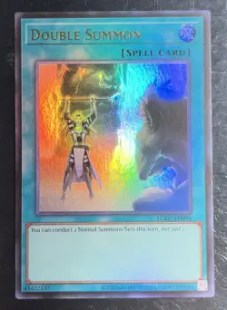 Double Summon LCKC-EN091 Legendary Collection Kaiba 2020 Date Unlimited LP - Image 1