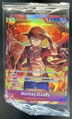 2023 One Piece The Three Captains ST10 Monkey.D.Luffy Super Rare Sealed ST10-006 - Image 1